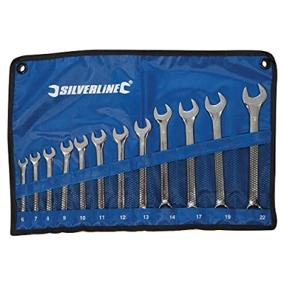Immagine di Silverline 633799 Set chiavi combinate, 12 pezzi