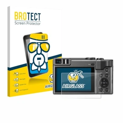 Immagine di brotect Pellicola Protettiva Vetro per Panasonic Lumix DC TZ90 / TZ96 Protezione Schermo [Durezza Estrema 9H, Chiaro]