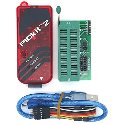 Immagine di Fasizi Programmatore PICKIT2 + PIC ICD2 PICKit 2 Adattatore Programmazione Universale Sedile