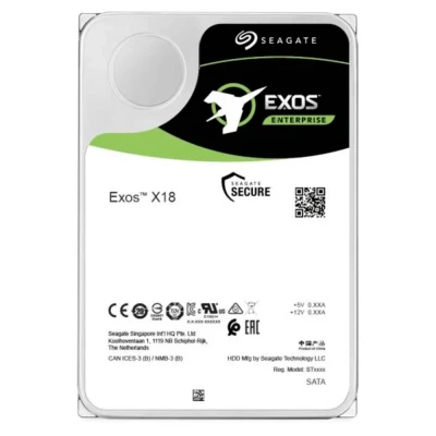 Immagine di Seagate Exos X18 14 TB Hard Disk interno 3,5 SATA III ST14000NM000J Bulk