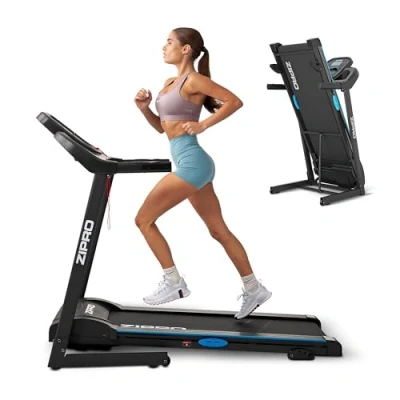 Immagine di Zipro Tapis roulant Elettrico Tekno con Inclinazione, Casa 14 km/h, Walking Pad 120 kg, Ttapis 12+3 Programmi, Motore 1.5 2.5 PS, Display LCD e Porta Smartphone