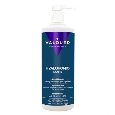 Immagine di Valquer Maschera Acido Ialuronico. Extra idratazione e vitalità. Per tutti i tipi di capelli. Zero% 975 ml