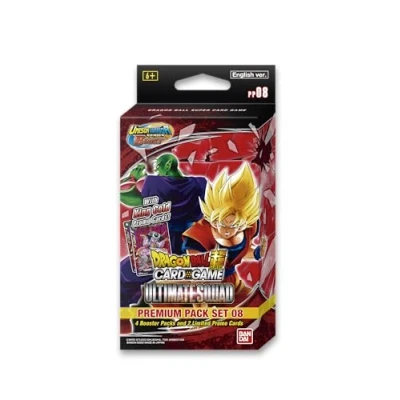 Immagine di BANDAI Dragon Ball Super CG: Premium Pack Set 08 (PP08) gioco di carte Età 6+ 2 giocatori Tempo 10 minuti