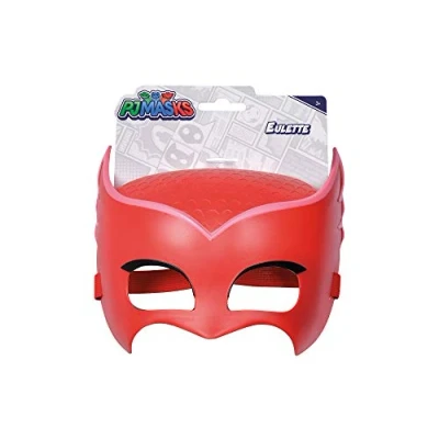 Immagine di Simba 109402092 PJ Masks Maschera Gufetta con elastico per travestimento, 20 cm, bambini dai 3 anni, rosso