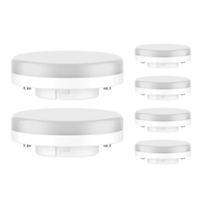 Immagine di ledscom.de 6 pezzi lampadina GX53 LED, bianco caldo (2700 K), 4,2 W, 372lm, 96, opaco