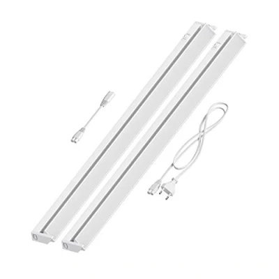 Immagine di ledscom.de Luce LED sotto il mobile LIWO 91cm, girevole, 1444lm ciascuno, bianco caldo Set di 2