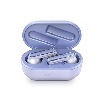 Immagine di Energy Sistem Earphones TWS Style 4 Violet (Auricolari stereo senza fili, personalizzazione intelligente App ESmart Connect, Design ergonomico, compatto e leggero, Long Battery Life,)