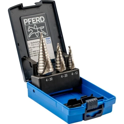 Immagine di PFERD 25201046 HSS Kit punte a gradini 3 parti 4 12 mm, 20 30 mm 1 pz.