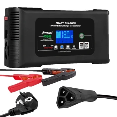 Immagine di SolaMr 36V 18A/48V 13A Caricabatterie per Auto, Intelligente Auto con 9 Stadi di Carica Trickle Charger Desolforatore Camion, Moto e Batterie al piombo P3648