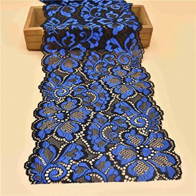 Immagine di Yulakes, nastro di pizzo elasticizzato, stile vintage, per decorazioni, larghezza 18 cm, lunghezza 4,5 m