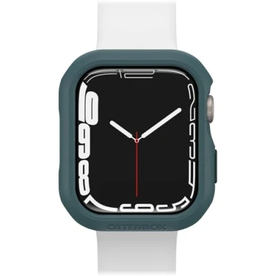 Immagine di OtterBox All Day Bumper per Apple Watch Series 9/8/7 45mm, antichock e cadute, sottile protettivo schermo bordi dell&#039; Watch, Verde/Blu