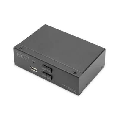 Immagine di Digitus DS 12851 1+2 Porte Switch KVM Display Port 3840 x 2160 Pixel