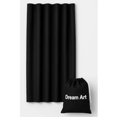 Immagine di Dream Art, tenda oscurate portatile, con ventose per uso a casa o in viaggio Black