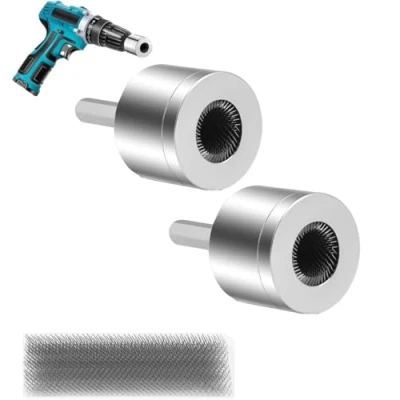 Immagine di Pulitore per tubi in rame completamente metallo, spazzola la pulizia dei rame, trapano da 15 mm e 22 mm, punta (15 + mm)