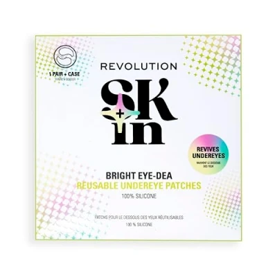 Immagine di Revolution SKin, Silicone Eye Patches, Patch Occhi in Riutilizzabili, Sgonfiano e Idratano, Vegano Cruelty Free, 1 Paio