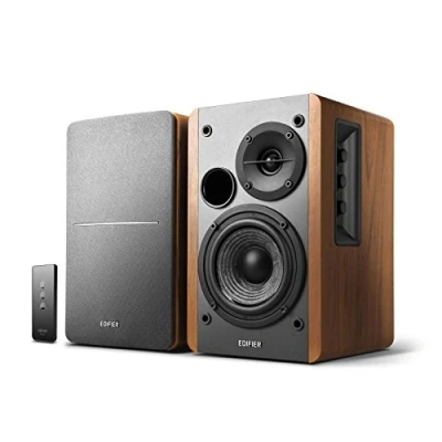Immagine di Edifier R1280T Diffusori da Scaffale Alimentati Monitor Studio Nearfield 2.0 Diffusore Struttura in Legno 42 Watts RMS