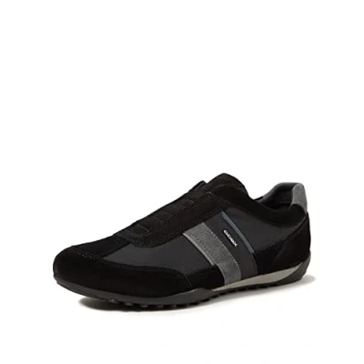 Immagine di Geox U Wells A, Sneakers Uomo, Nero/Blu (Black/Dk Jeans), 45 EU