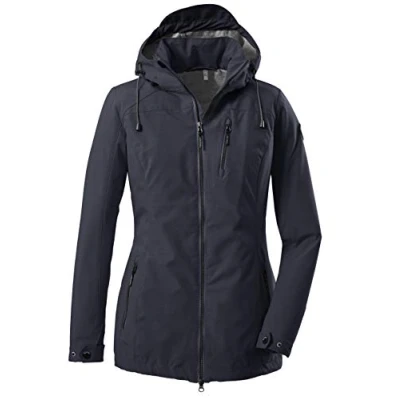 Immagine di G.I.G.A. Dx Solena, Casual Softshelljacke Abzippbarer Kapuze, Gebonded mit Interlock Donna, Blu Scuro, 2XL