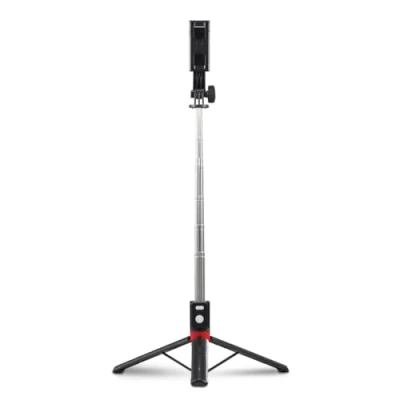 Immagine di Hama Fancy Stand 110 Asta per selfie Nero incl. Supporto smartphone, Bluetooth, Treppiede integrato