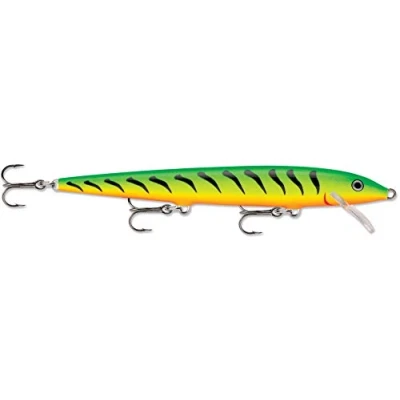 Immagine di Rapala, Esca con Ganci Tre N. 6, Profondità di Nuoto 1.2 1.8m, 11cm Dimensioni, Firetiger, (F11G)