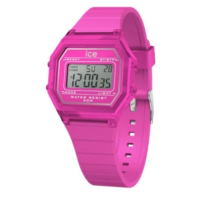 Immagine di Ice Watch Retro Clear Small Orologio digitale per bambini, Taglia: One Size, Pink
