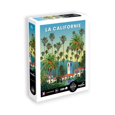 Immagine di Calypto 3907302 California Puzzle da 500 Pezzi, con Superficie vellutata, per Adulti e Bambini a Partire dagli 8 Anni in su, Multicolore, Small