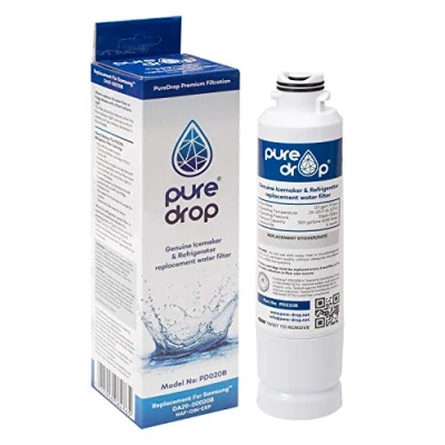 Immagine di Puredrop DA2900020B Compatibile con Samsung DA29 00020B, HAFCIN, HAF CIN, CIN/EXP, DA97 08006A/B Filtro dell&#039;acqua del frigorifero