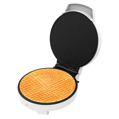 Immagine di Cecotec Piastra per Waffle, Waffle Maker Fun Gofrestone Cone. 1000W, in Acciaio Inox, 1 5 a Forma di Cuore o Uno Grande, Antiaderente, Indicatore Luminoso, Protezione contro il surriscaldamento