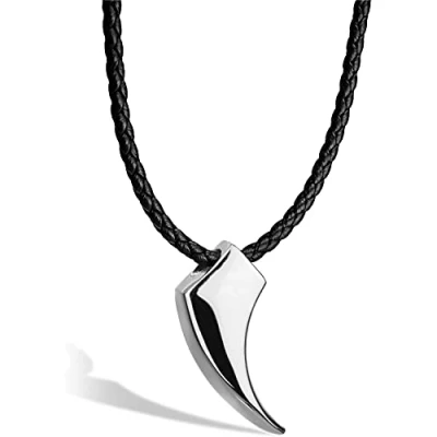 Immagine di SERASAR Collana con Croce Gioielli da Uomo in Acciaio Inossidabile 60cm Argento Sterling 925 Regalo di Compleanno per