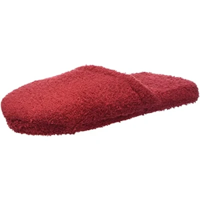 Immagine di Excelsa Caldo Pantofole da Bagno Donna, Spugna, Rosso, 27.5 x 11 3 cm