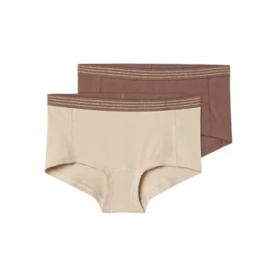 Immagine di Name it Hipsters Nkfhipster 2PACK Slip per bambini, Taglia: 146/152, Peyote