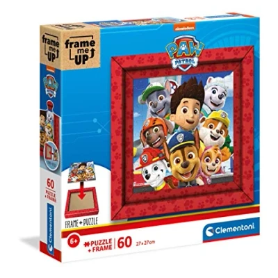 Immagine di Clementoni 38808 Frame Me Up puzzle Paw Patrol 60 pezzi Made in Italy, bambini 6 anni+, con cornice