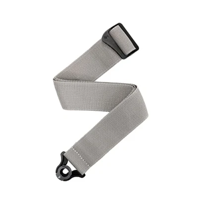 Immagine di Tracolla D&#039;Addario Polypro per chitarra con sistema Auto Lock, argento