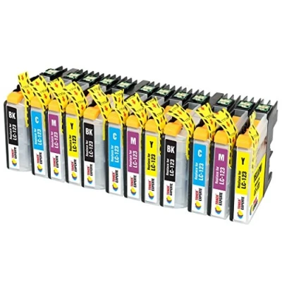 Immagine di TONER EXPERTE LC123 LC121 12 XL Cartucce d&#039;inchiostro compatibili con Brother DCP J4110DW MFC J4410DW J4510DW J4610DW J470DW J4710DW J6520DW J650DW J6920DW J870DW