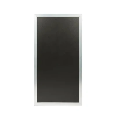 Immagine di Securit Lavagna Multiboard in color Acciaio. 115 x 60 cm. 2 gommini protettivi e ganci compresi