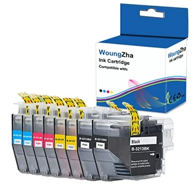 Immagine di Teng LC3213 LC 3213 Cartucce di inchiostro compatibili per Brother LC3211 MFC J890DW J895DW J497DW DCP J772DW J572DW J774DW (2 nero, 2 ciano, magenta, giallo)
