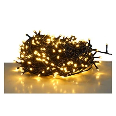 Immagine di Catena luminosa LED, colore bianco caldo, per interno ed esterno 06 m 40 LED
