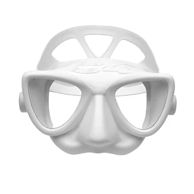 Immagine di C4 Maschera Plasma XL per Apnea e Pesca Subacquea (Bianco)