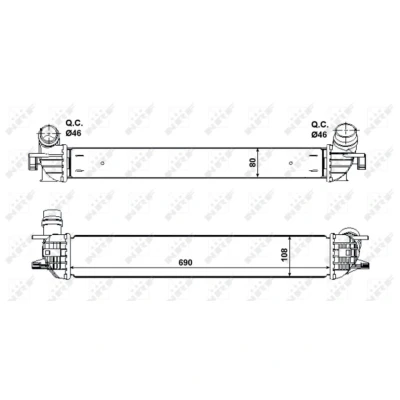 Immagine di NRF 30503 Intercooler