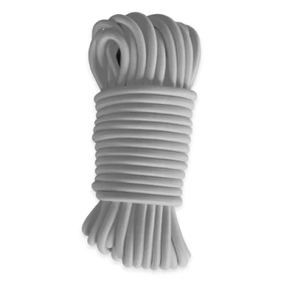 Immagine di Corda elastica Grigia 20 m Qualità PRO TECPLAST 9SW Cavo per teloni con diametro 9 mm