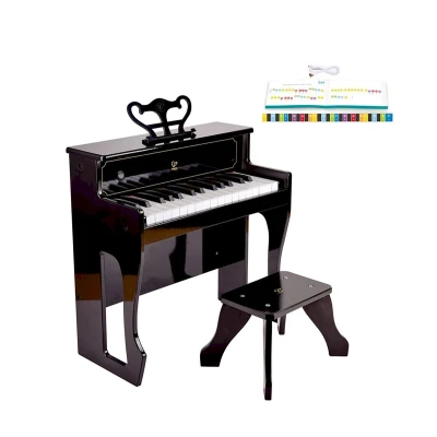 Immagine di Pianoforte Verticale con Suono Dinamico Nero