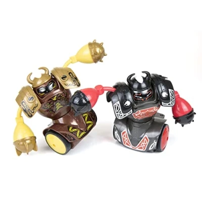 Immagine di Silverlit YCOO Pack 2 Robot Kombat Viking Remote Control Imballaggio organico 14 cm Spingere e colpire il tuo avversario per sbarazzarsene Un giocattolo bambini dai 5 anni in su