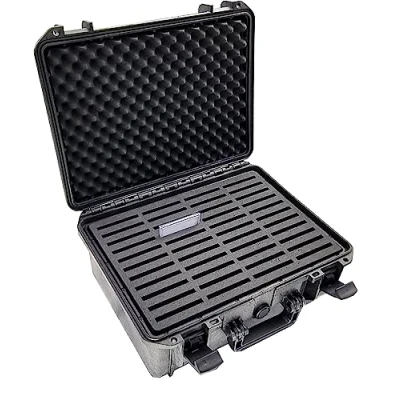 Immagine di MC CASES Premium Trading Card Valigia Made in Germany Spazio per 44 carte da collezione Adatto tutti i tipi di Impermeabile Estremamente robusto Chiudibile, Nero