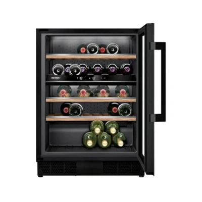Immagine di Siemens KU21WAHG0 iQ500 Frigorifero per vino, 82 x 60 cm, 44 bottiglie, temperatura: 5 20 C, due zone di temperatura controllate separatamente, 120 l