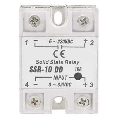 Immagine di SSR 10 DD Relè a stato solido 5 220VDC per processo di automazione industriale