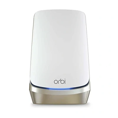 Immagine di NETGEAR Orbi WiFi 6E Mesh (RBRE960) Sistema Quad Band con Router 6E, Copre 225 m² e 200 dispositivi Velocità Ultra Veloce da 10,8 Gb/s (AXE11000) Installazione Semplice