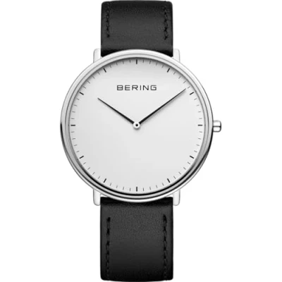 Immagine di BERING Orologio analogico al quarzo con cinturino in pelle 15739 404, cinghia