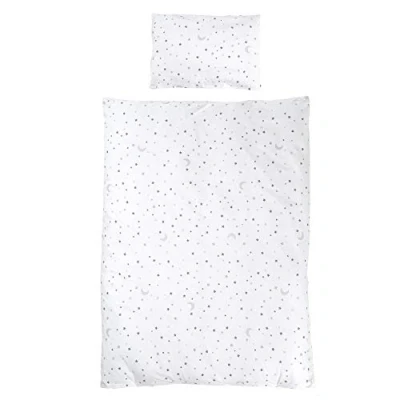 Immagine di Roba Set 2 Pezzi Di Biancheria Da Letto &#039;Starry Magic Grey&#039;, 100X135 Cm, 100% Cotone, Copripiumino E Federa 330 g
