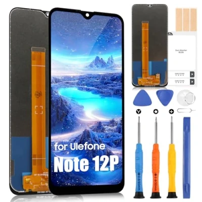 Immagine di LCD Display per Ulefone Note 12P Schermo Sostituzione dello Touch Screen Digitizer Full Assembly con Riparazione Kit (Nero)