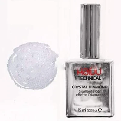 Immagine di HAIDU TECHNICAL CRYSTAL DIAMOND Sigillante effetto Diamante Smalto Unghie C18 15 ml